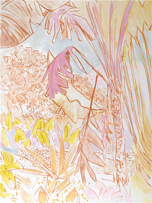 Jungle 1, painting by Neli Chaneva