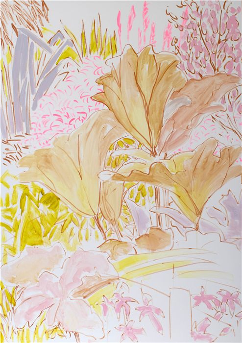 Jungle 3, painting by Neli Chaneva